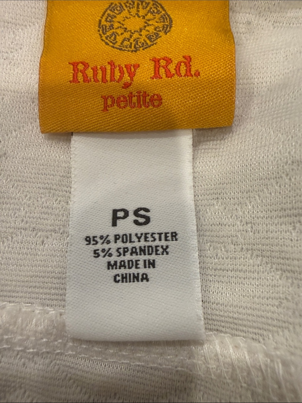 Ruby Rd. Cream Quilted Zip-Front Vest - Picture 4 of 4